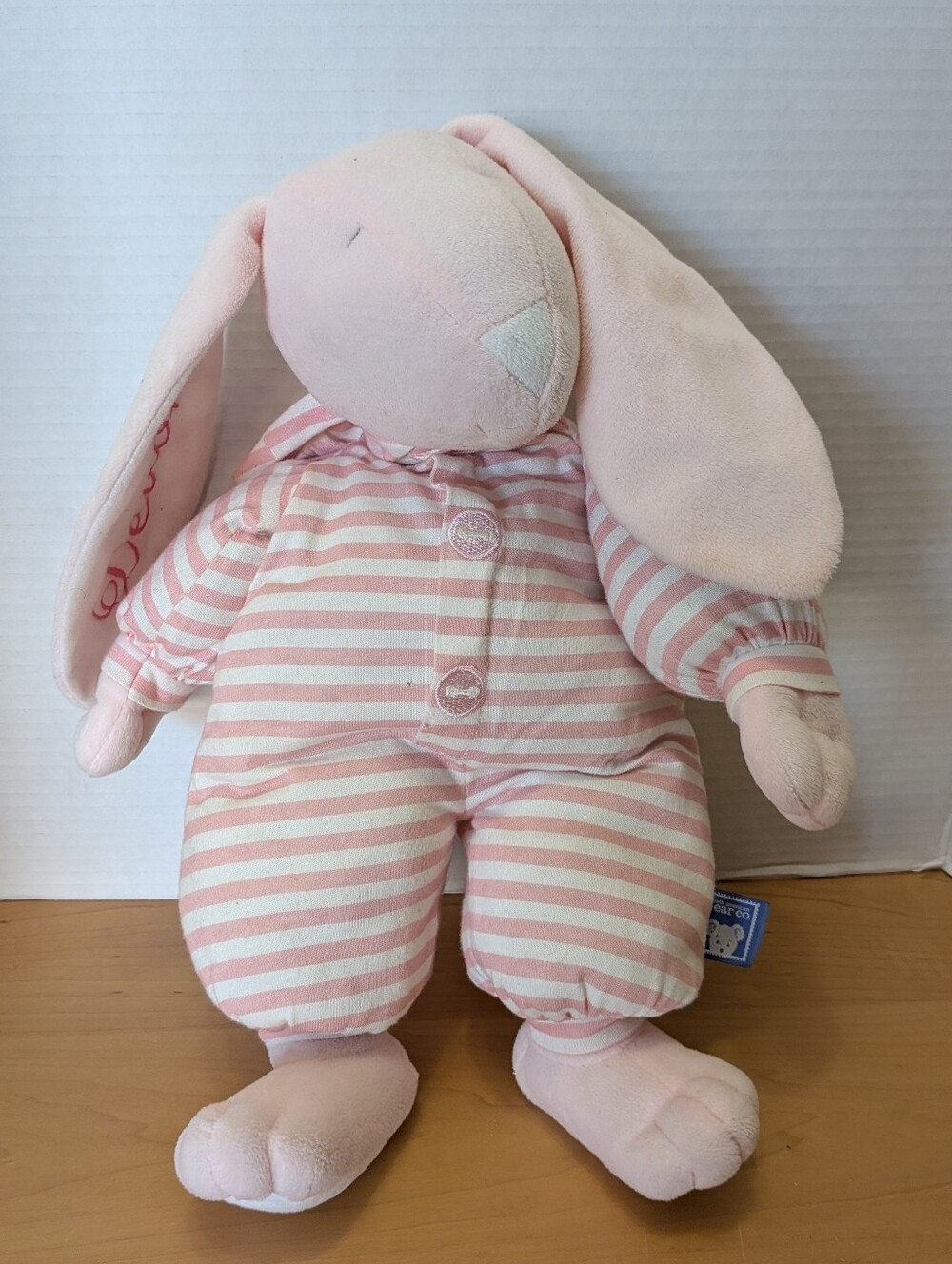 Sleepyhead Pink Bunny Rabbit Baby Devon North American Bear 16" Plush Stuffie